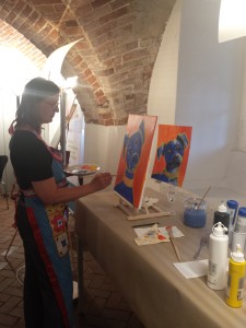 Kooperation mit der Kunstschule Zinnober