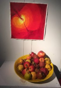 Apfel im Quadrat