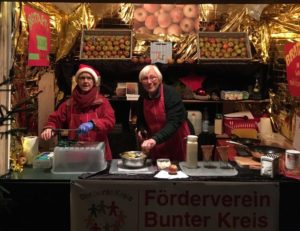 Unsere leckeren Bratäpfel auf dem Weihnachtsmarkt