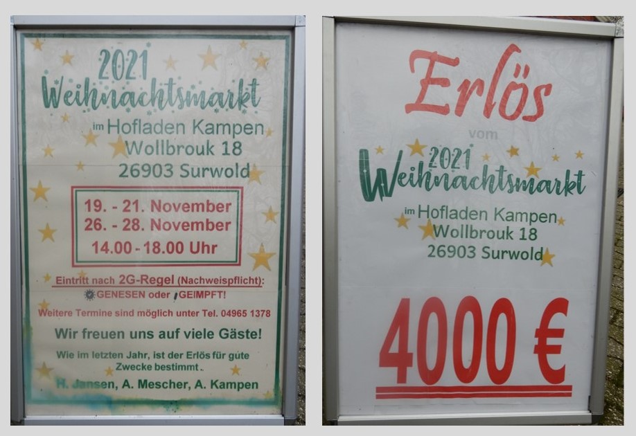 Plakate Weihnachtsmarkt Spargelhog Surwold